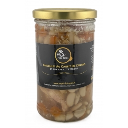 CASSOULET AU CONFIT DE CANARD ET AUX HARICOTS TARBAI (800 g)