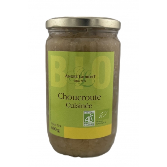 CHOUCROUTE BIO BOCAUX VERRE CUISINEE (600 g)