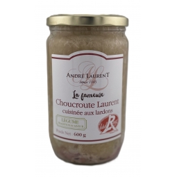 CHOUCROUTE BOCAUX VERRE CUISINEE AUX LARDONS (600 g)