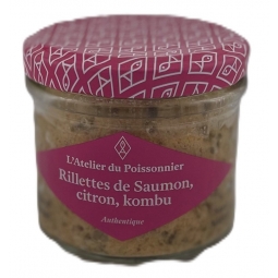 RILLETTES DE SAUMON, CITRON, KOMBU (90 g)