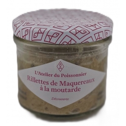 RILLETTES DE MAQUEREAUX A LA MOUTARDE (90 g)