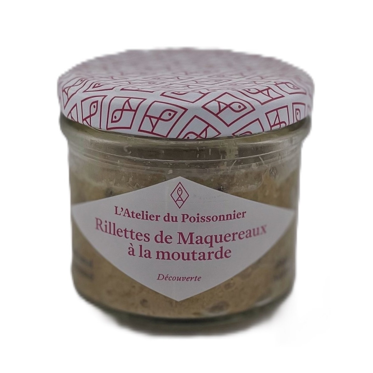 RILLETTES DE MAQUEREAUX A LA MOUTARDE (90 g)