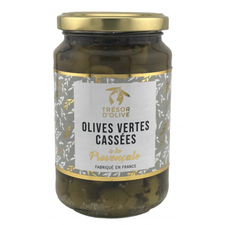 OLIVES VERTES CASSEES A LA PROVENCALE (200 g)