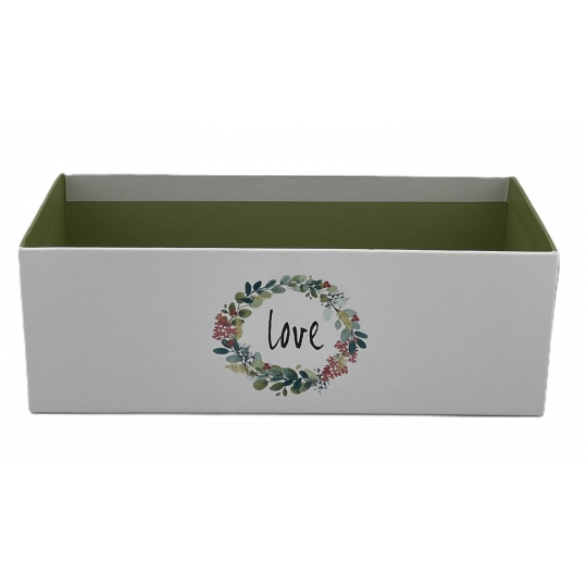 COUPE RECTANGULAIRE DROITE "LOVE" 20*9*7