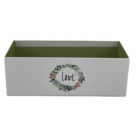COUPE RECTANGULAIRE DROITE "LOVE" 20*9*7