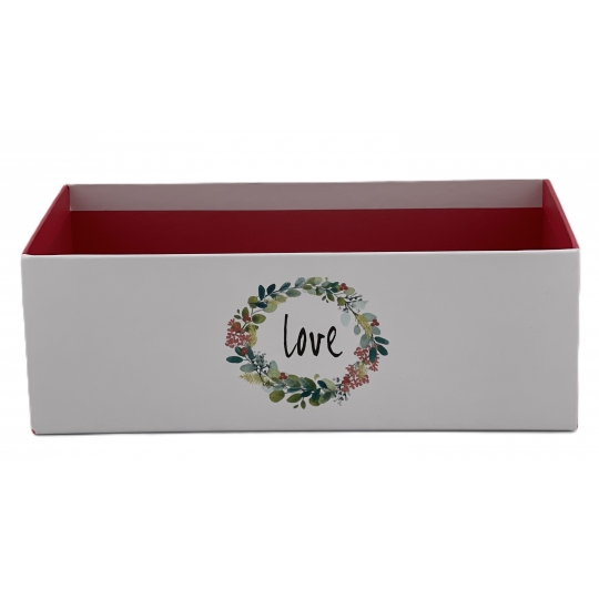 COUPE RECTANGULAIRE DROITE "LOVE" 20*9*7