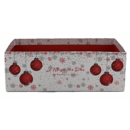 COUPE RECTANGULAIRE DROITE "FLOCONS" 20*9*7