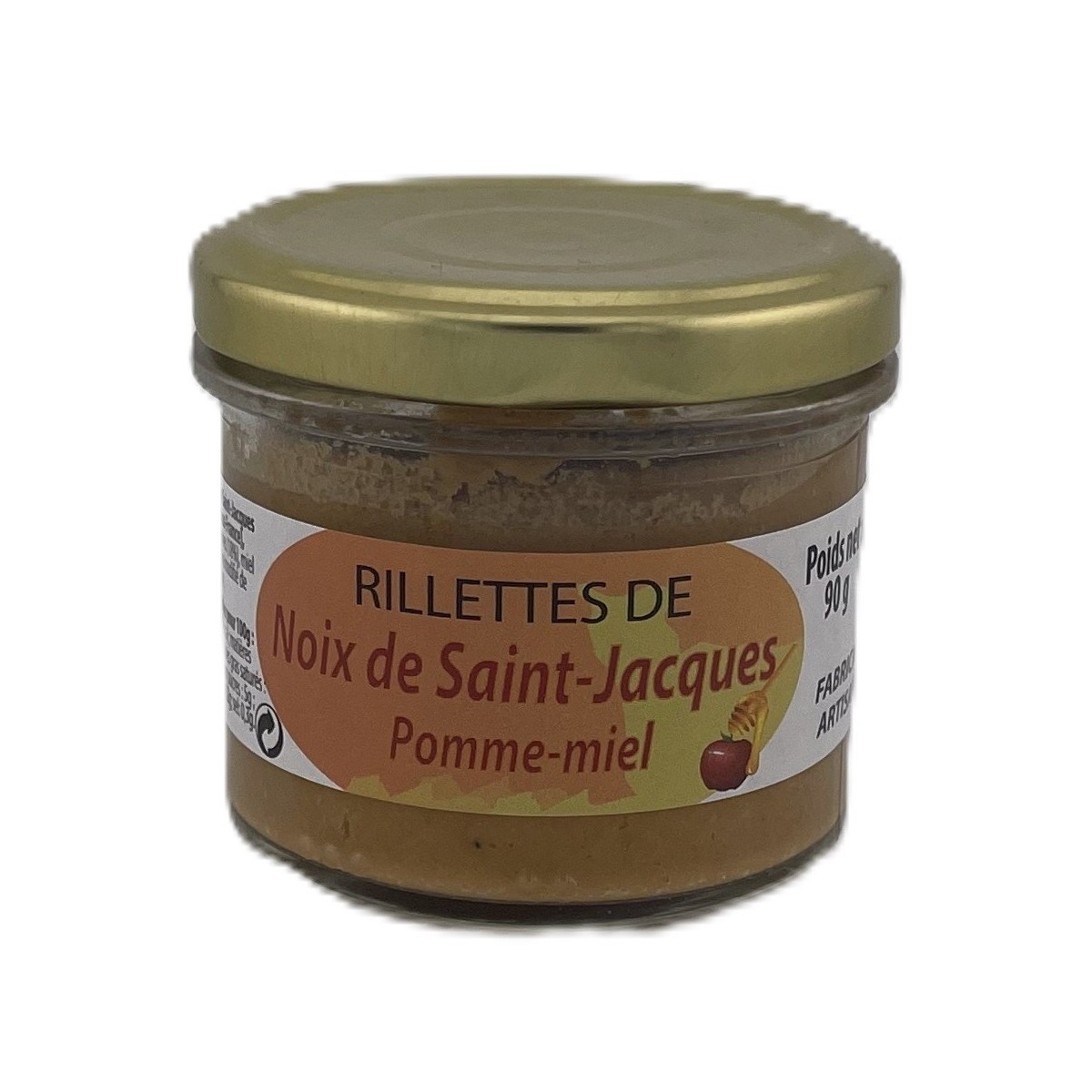 RILLETTES DE NOIX DE SAINT-JACQUES POMME MIEL (90 g)