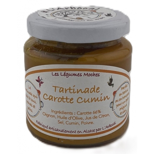 TARTINADE CAROTTE CUMIN (125 g)