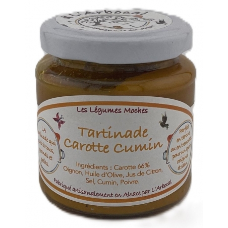 TARTINADE CAROTTE CUMIN (125 g)