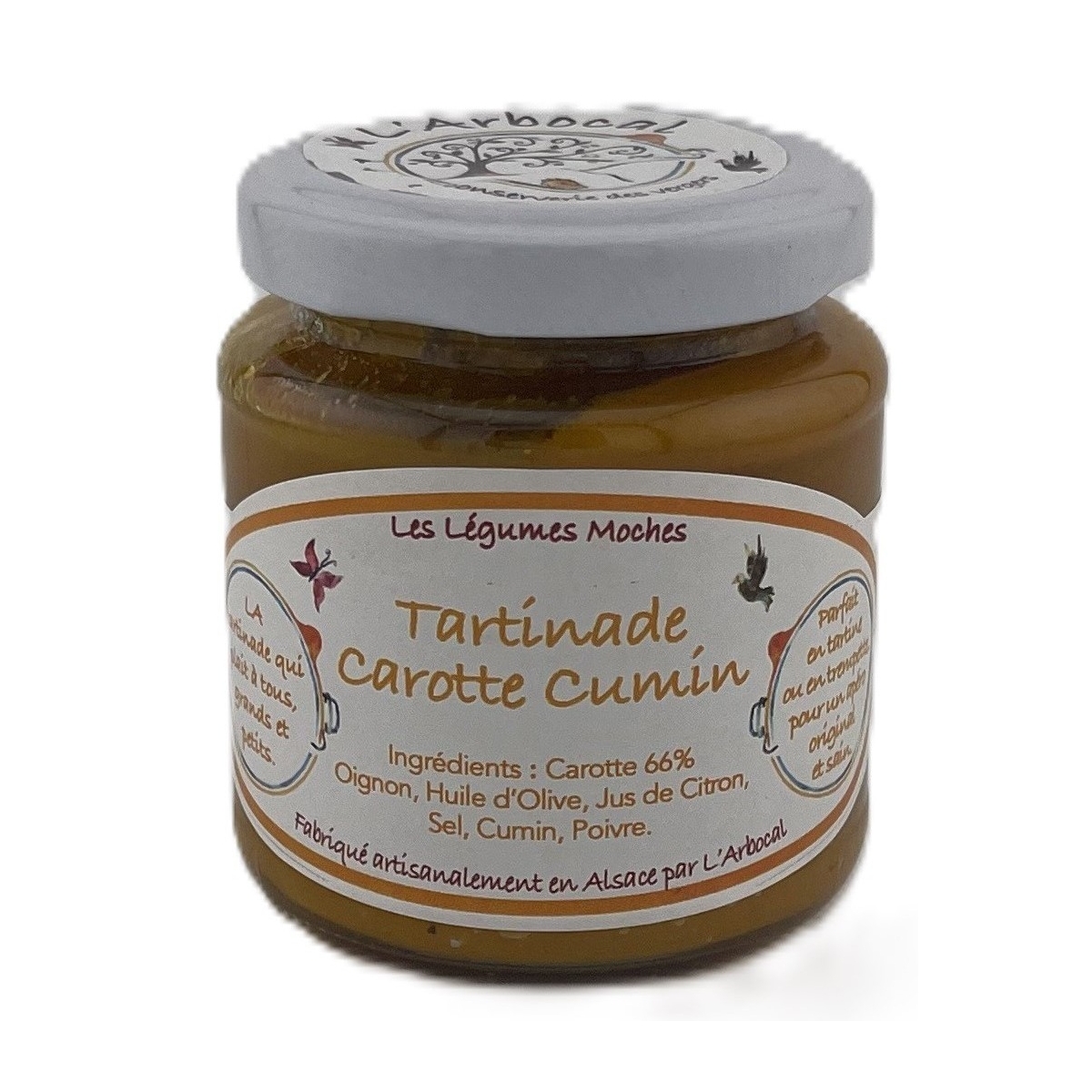 TARTINADE CAROTTE CUMIN (125 g)