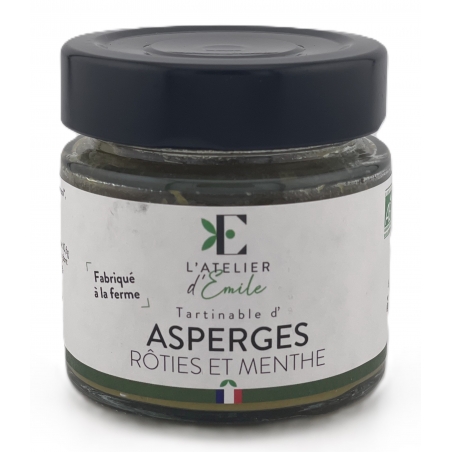 TARTINABLE D'ASPERGES ROTIES ET MENTHE BIO (90 g)