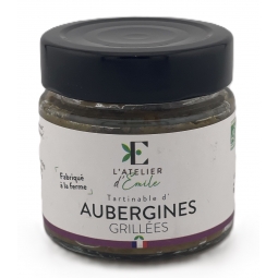 TARTINABLE D'AUBERGINES GRILLEES BIO (90 g)