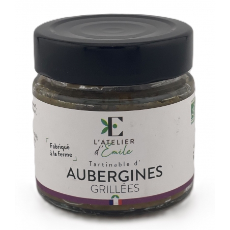 TARTINABLE D'AUBERGINES GRILLEES BIO (90 g)