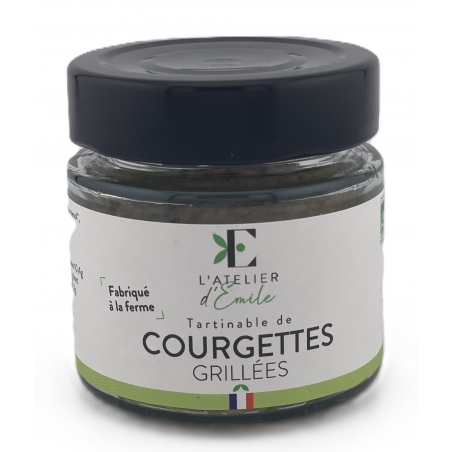 TARTINABLE DE COURGETTES GRILLEES BIO (90 g)