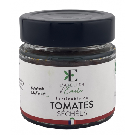 TARTINABLE DE TOMATES SECHEES BIO (90 g)