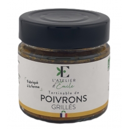 TARTINABLE POIVRONS GRILLES BIO (90 g)