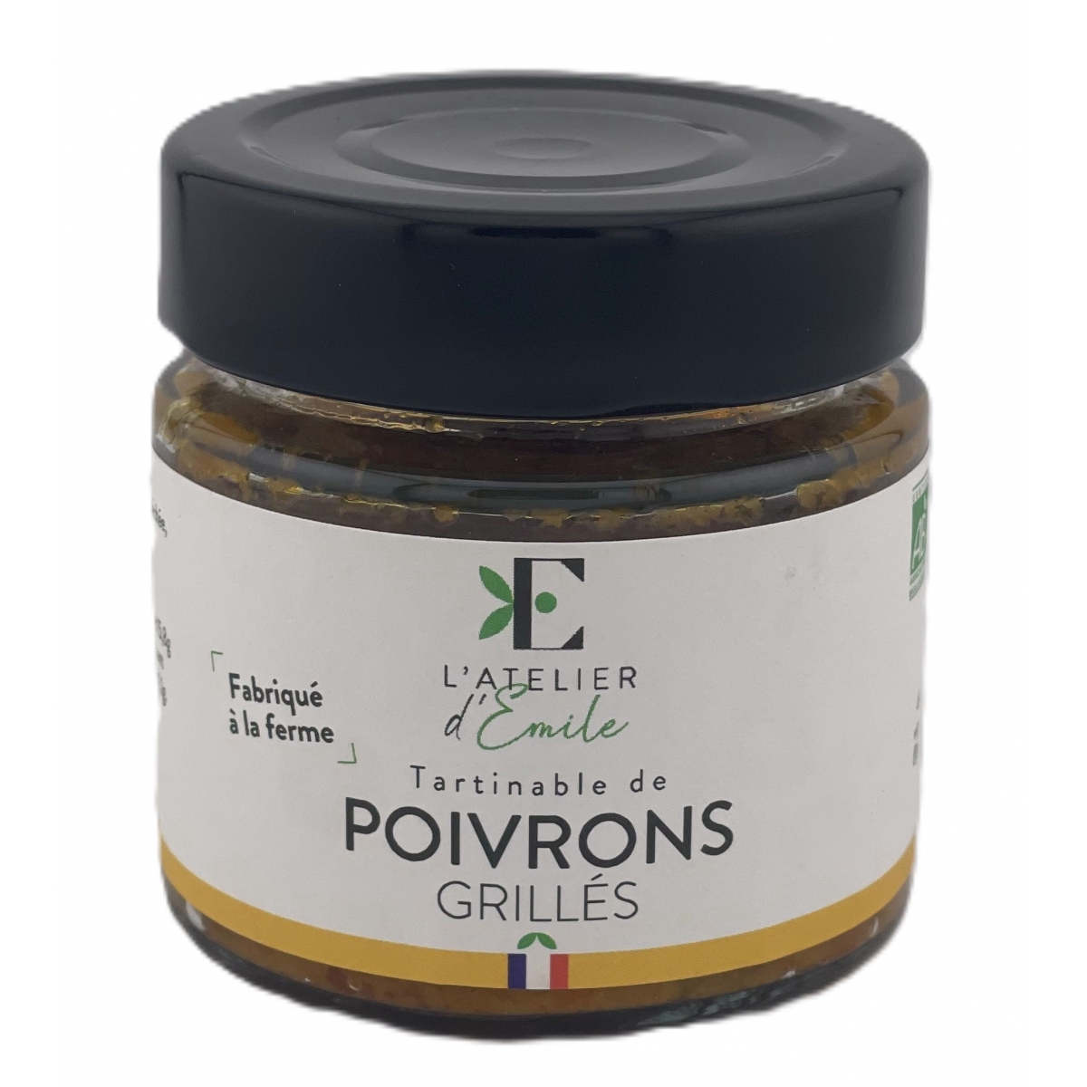 TARTINABLE POIVRONS GRILLES BIO (90 g)