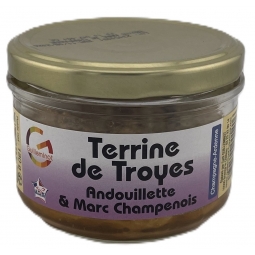 TERRINE DE TROYES ANDOUILLETTE & MARC CHAMPENOIS (180 g)