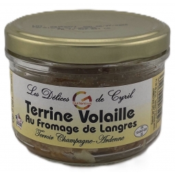 TERRINE DE VOLAILLE AU FROMAGE DE LANGRES (180 g)