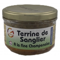 TERRINE DE SANGLIER A LA FINE CHAMPENOISE (180 g)