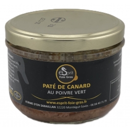 PATE DE CANARD AU POIVRE VERT (200 g)