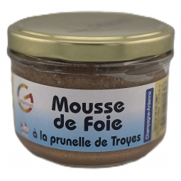 MOUSSE DE FOIE A LA PRUNELLE DE TROYES (160 g)