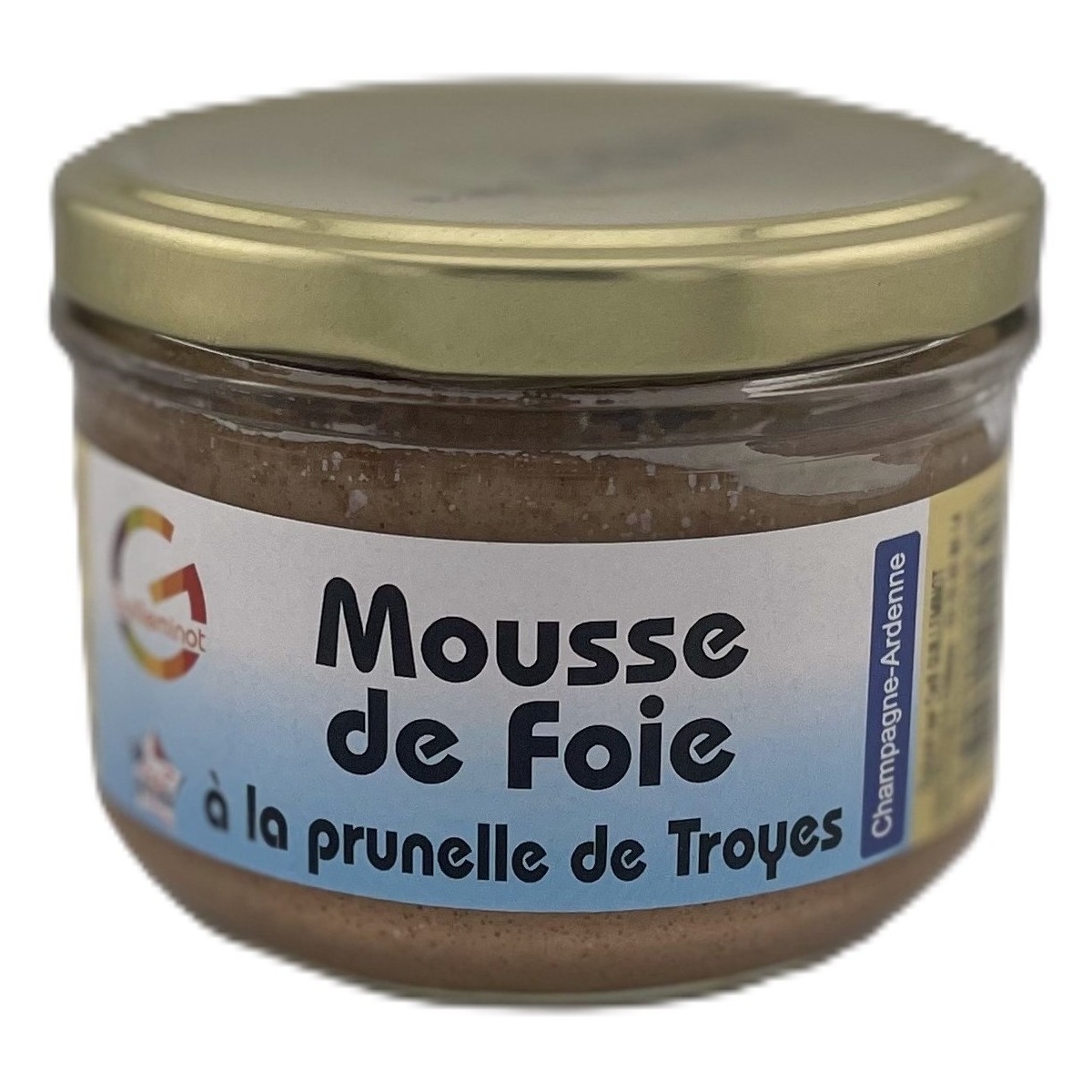 MOUSSE DE FOIE A LA PRUNELLE DE TROYES (160 g)