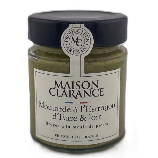 MOUTARDE A L'ESTRAGON (pot de 140 g)