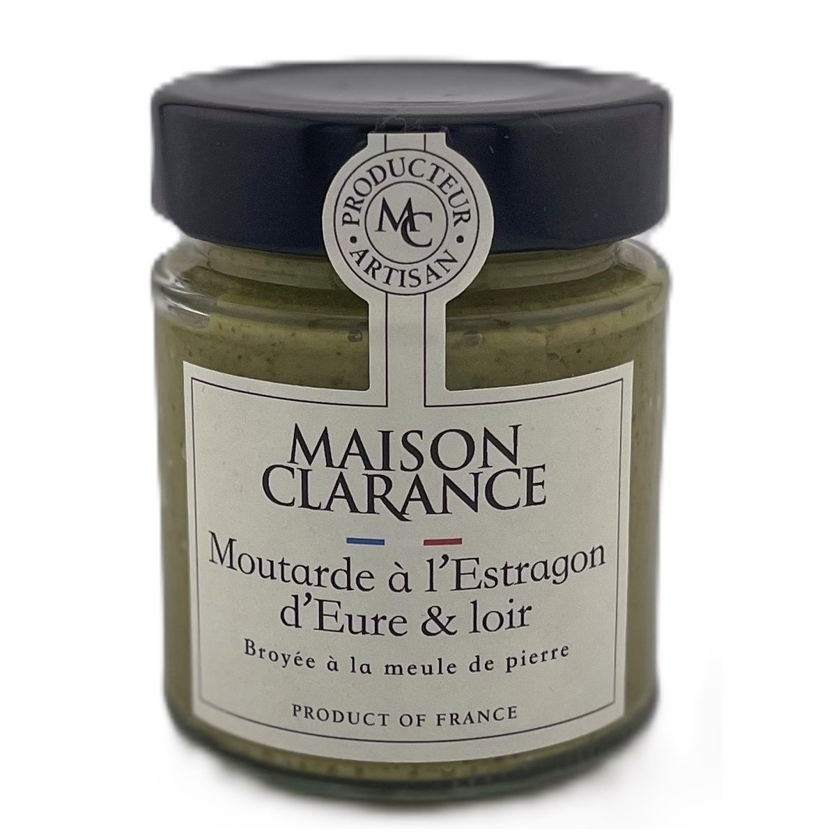 MOUTARDE A L'ESTRAGON (pot de 140 g)