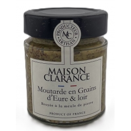 MOUTARDE EN GRAINS (pot de 130 g)