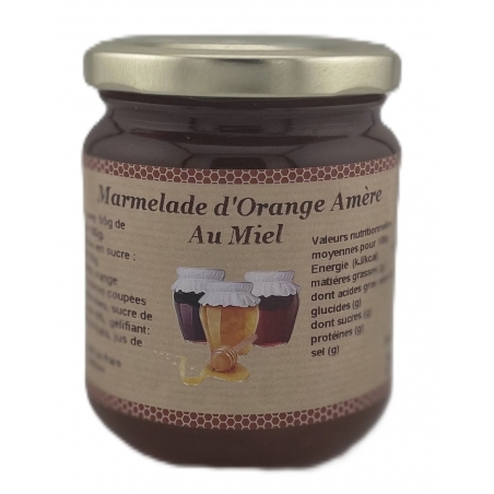 MARMELADE MIEL / ORANGE AMERE (250 g)