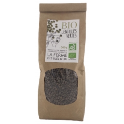 LENTILLES VERTES BIO (500 g)