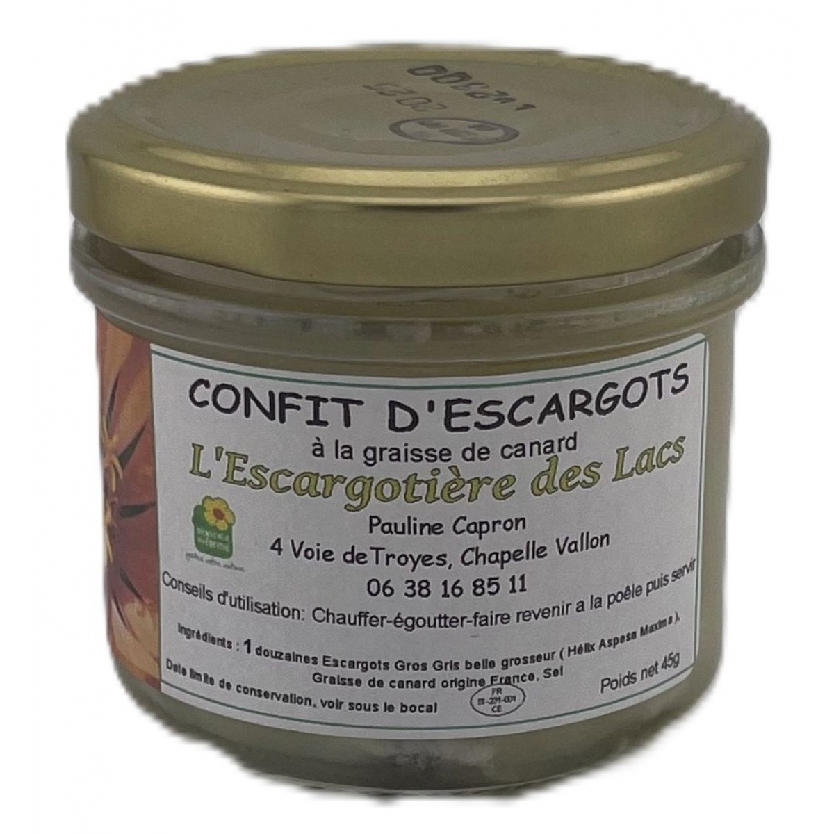 CONFIT D'ESCARGOT (1 douzaine)