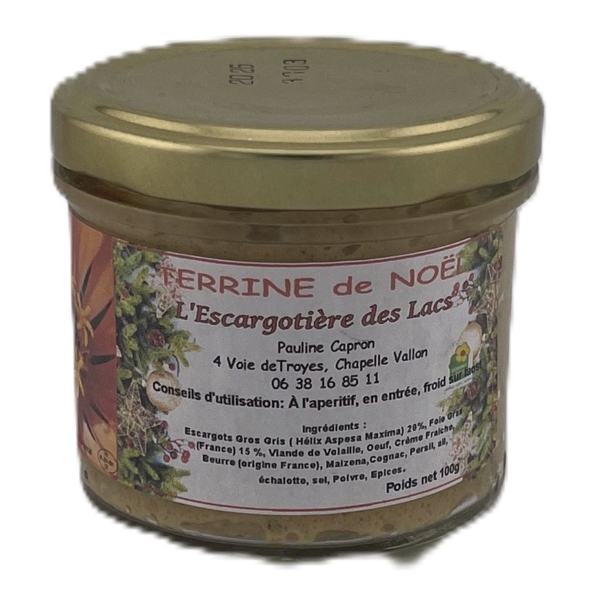 TERRINE DE NOEL (100 g)
