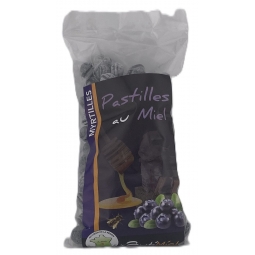 PASTILLES AU MIEL / MYRTILLE (sachet de 200 g)