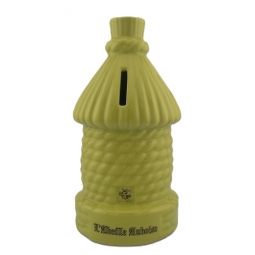 TIRELIRE PORCELAINE PERSONNALISEE "L'ABEILLE AUBOISE" (haut: