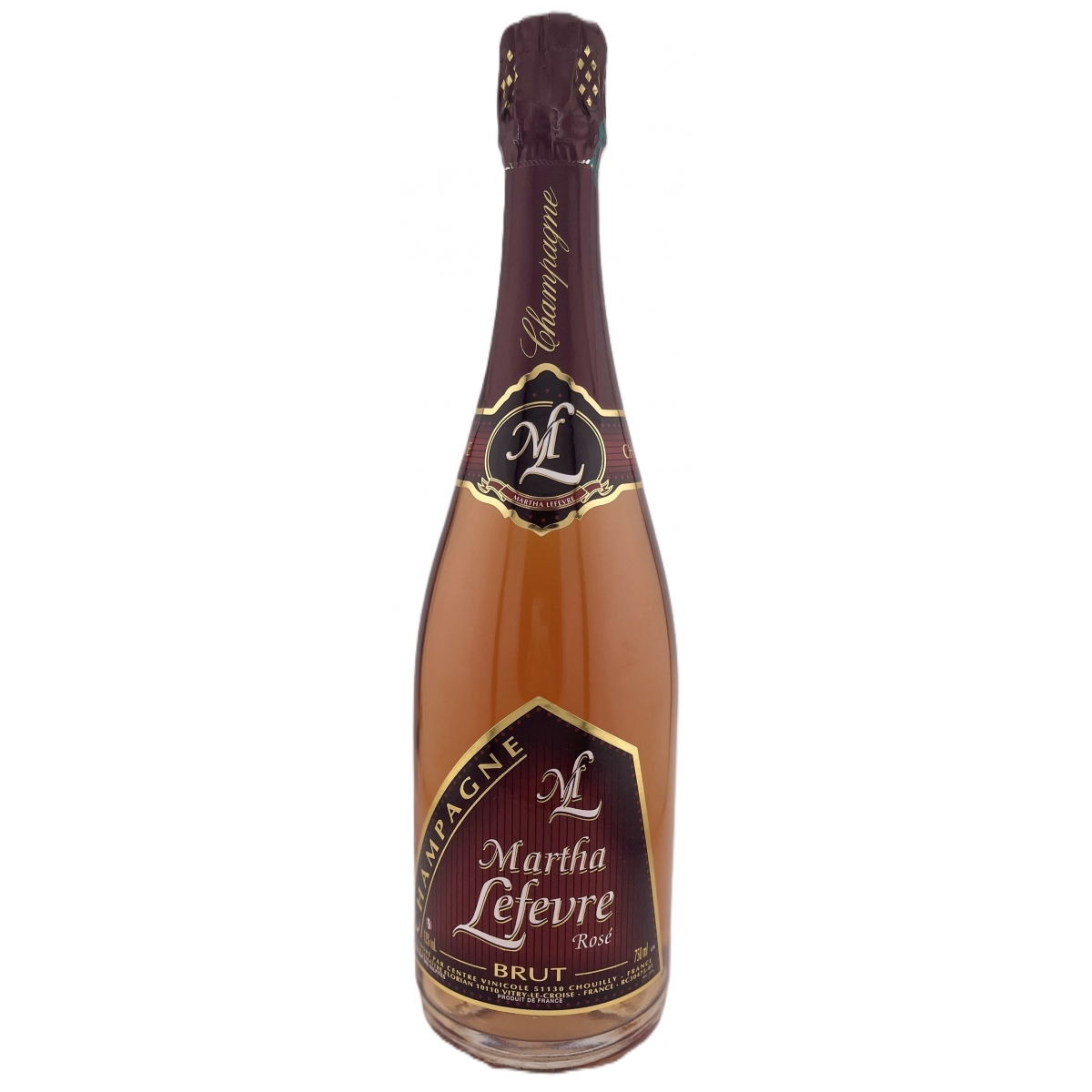 CHAMPAGNE ROSE MARTHA LEFEVRE (brut) 750 ml
