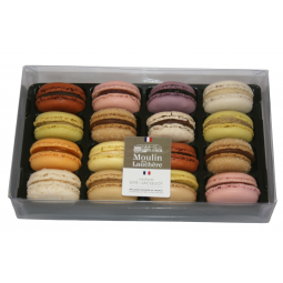 COFFRET 16 MACARONS ASSORTIS (300 g)