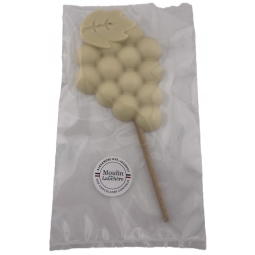 SUCETTE GRAPPE DE RAISIN CHOCOLAT BLANC