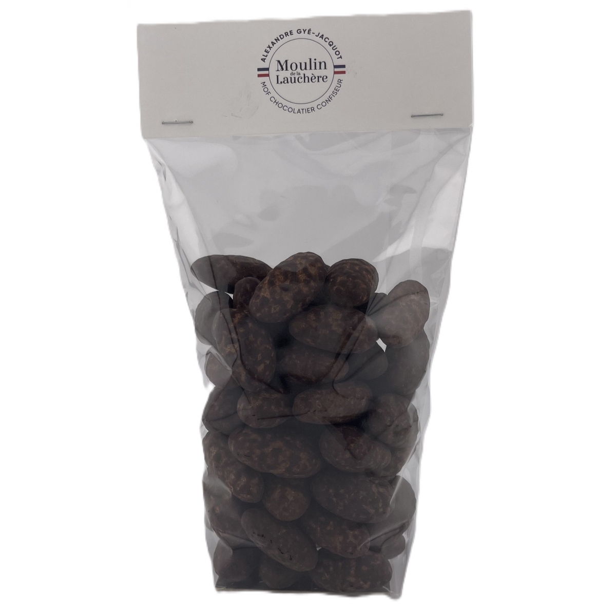 SACHET D'AMANDES CHOCOLATEES FLEUR DE SEL (200 g)