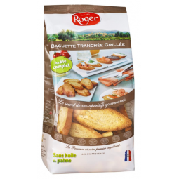 BAGUETTE TRANCHEE GRILLEE AU BLE COMPLET (180 g)
