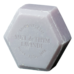 SAVON HEX MIEL DE THYM, PARFUM LAVANDE (100 g)