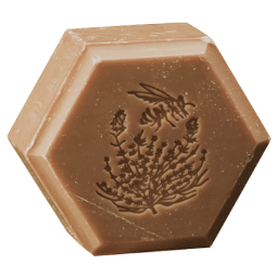 SAVON HEX CHOCOLAT, PARFUM CARAMEL (100 g)