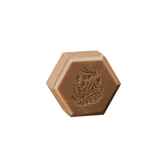 SAVON HEX CHOCOLAT, PARFUM CARAMEL (100 g)