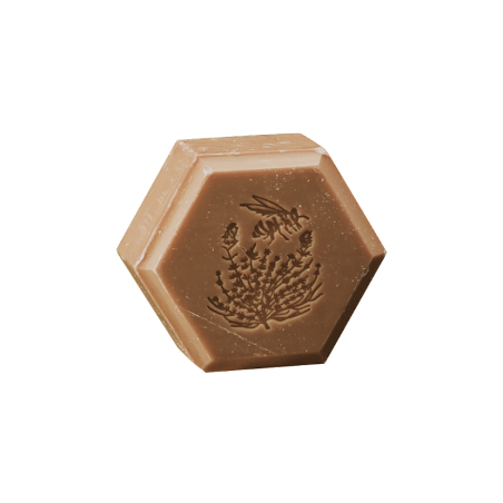 SAVON HEX CHOCOLAT, PARFUM CARAMEL (100 g)