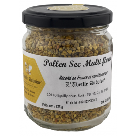POLLEN SEC MULTI FLORAL (125 g) - Origine FRANCE