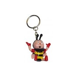 PORTE-CLEFS ABEILLE MAINS ROUGES