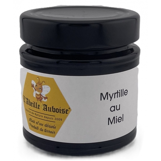 CONFITURE MYRTILLE SAUVAGE AU MIEL DE FORET (230 g)