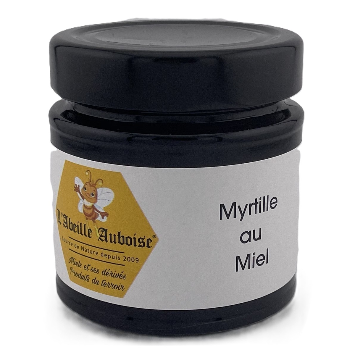 CONFITURE MYRTILLE SAUVAGE AU MIEL DE FORET (230 g)